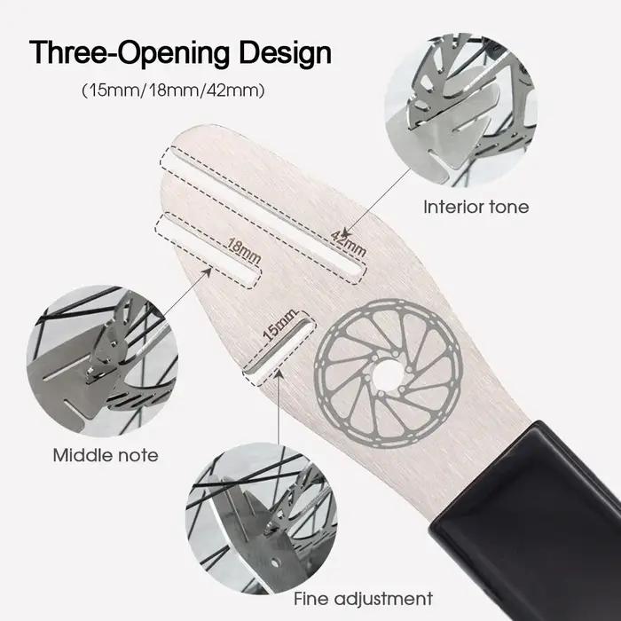 Outil de vélo, alignement du Rotor de frein à disque, outils de réglage, clé de Correction d'aplatis