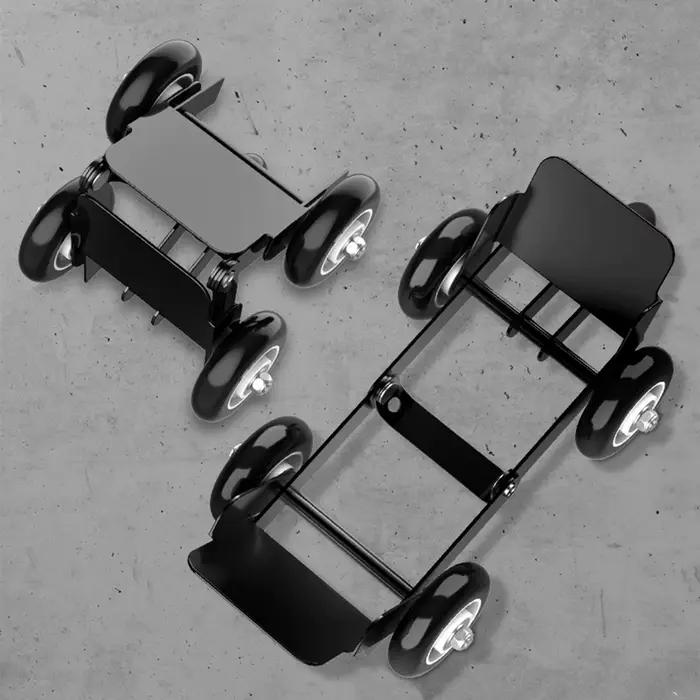 Support Mobile Moto Robuste en Acier pour Déplacement en Cas de Crevaison Occasions Spéciales Vélo Électrique Moto Trois Roues