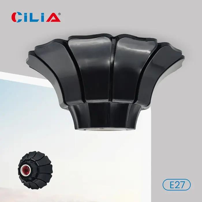 1/2 pièces E/26E27 supports de lampe suspendue en forme de pétale-douille de Base fixe minimaliste n