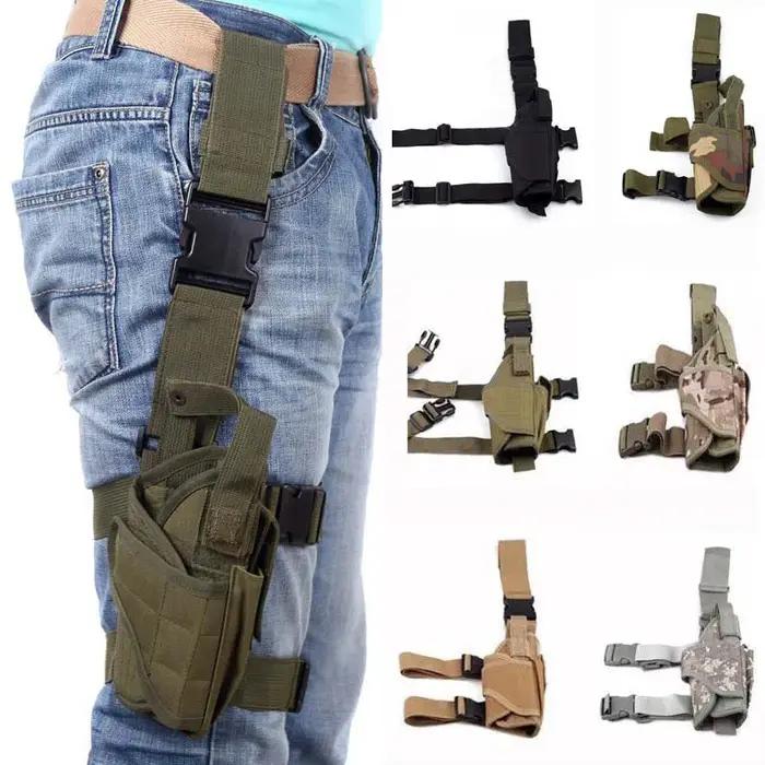 Étui tactique pour pistolet, étui de chasse Airsoft, pochette avec sangle réglable, étui en Nylon pour pistolet universel