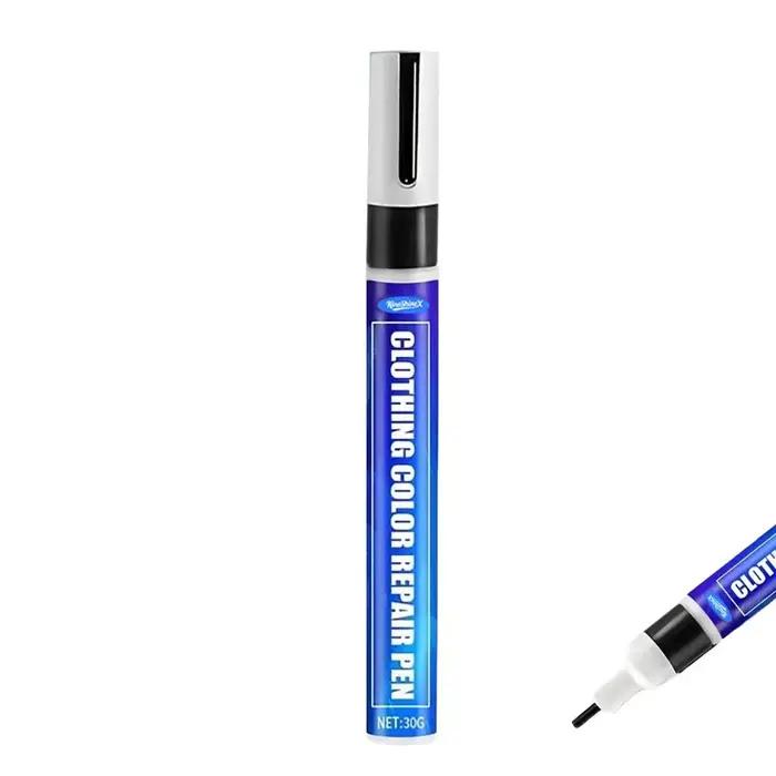 Stylo de réparation de couleur pour vêtements noirs délavés, pantalons, costumes – Marqueur de retou