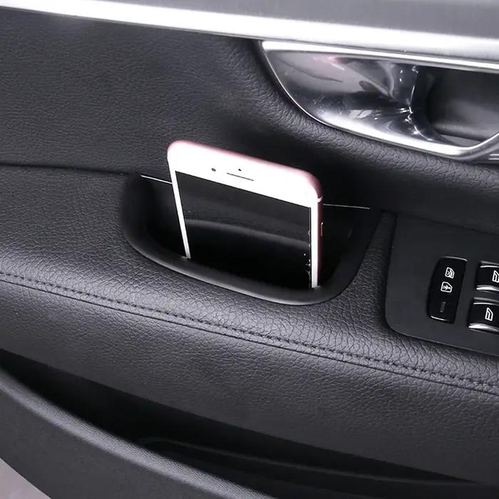 Boîte de rangement pour porte avant de voiture, support de conteneur organisateur pour Volvo S90 V90