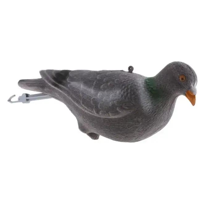 Leurre pigeon plastique 5 ou 2 pièces pour chasse au pigeon et décoration jardin