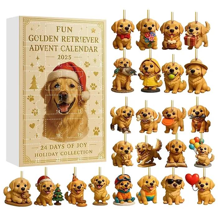 Calendrier de compte à rebours de noël pour chien