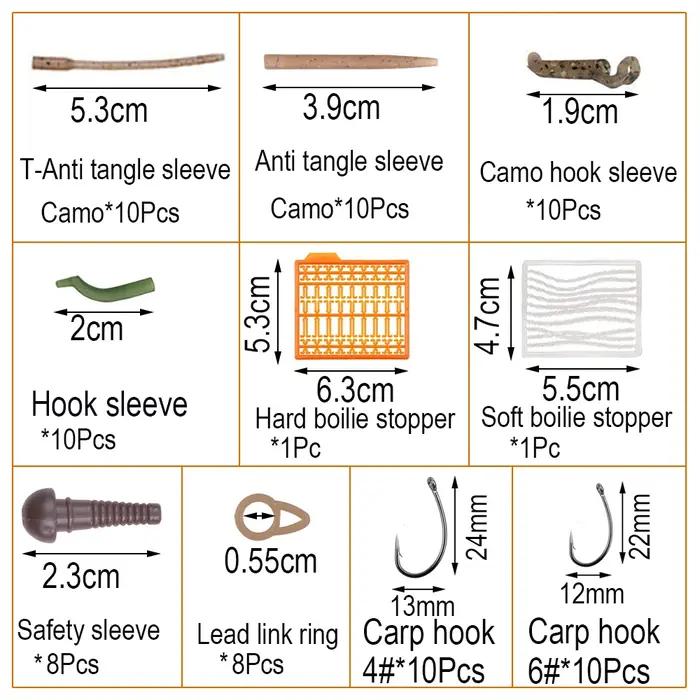 Ensemble d'accessoires pour la pêche à la carpe