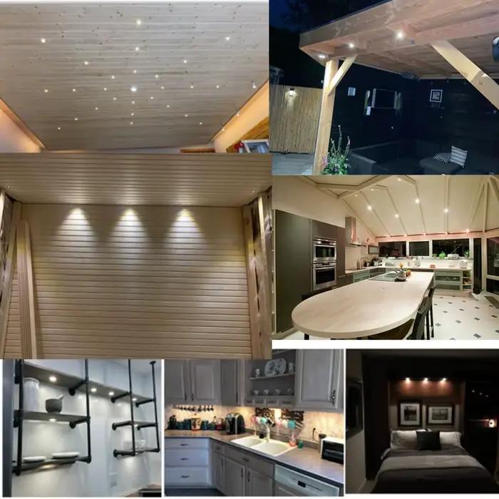 Mini Downlight LED d'intérieur 3W 1W, lumière encastrée à intensité variable, spot de plafond en alu