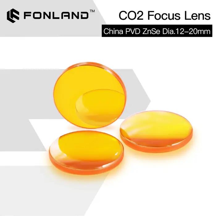Lentille laser ZnSe pour machine de découpe et gravure laser CO2, précision et qualité supérieures, 12/15/18/19.05/20mm, distance focale 38.1/50.8/63.5/76.2/101.6/127mm, certifiée CE