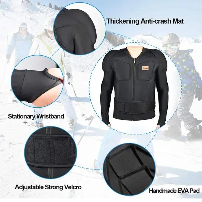 BEN KEN Ski protection Ski Collision vêtements intérieur doux armure corps