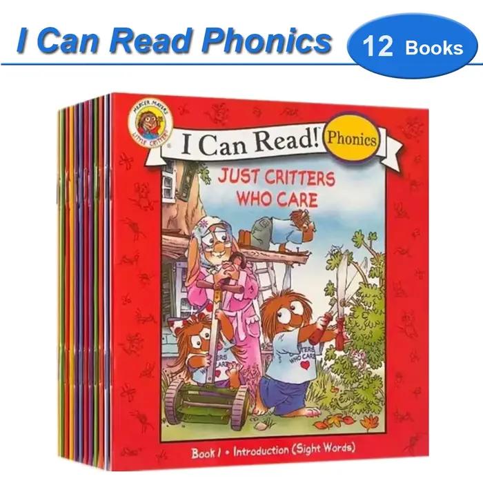 Je peux lire la phonétique 12 livres/ensemble mes très premiers livres d'images livre de poche d'histoire anglaise pour enfants enfants bébé lecture Montessori