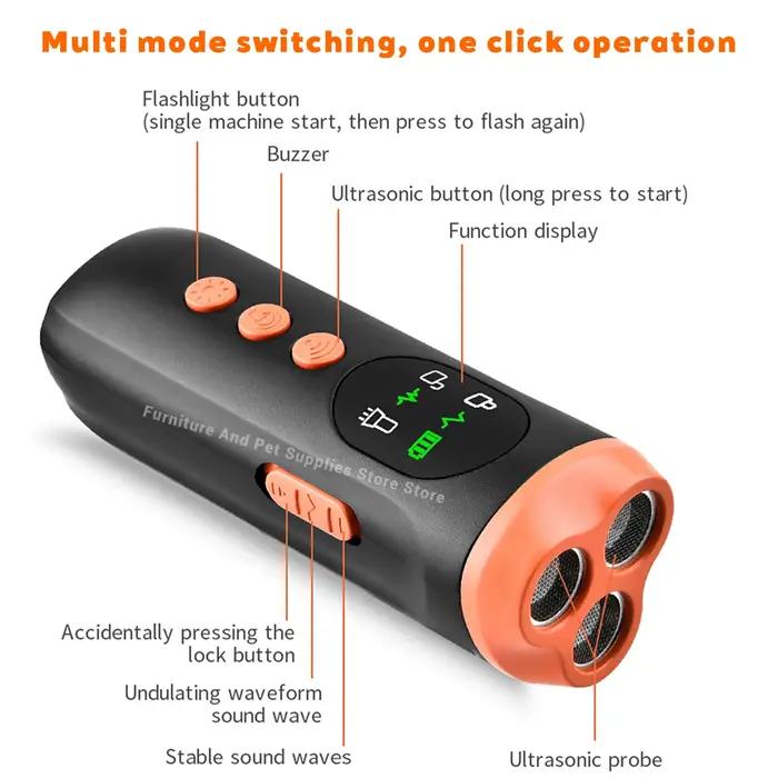 Nouveau répulsif pour chiens d'extérieur portable
