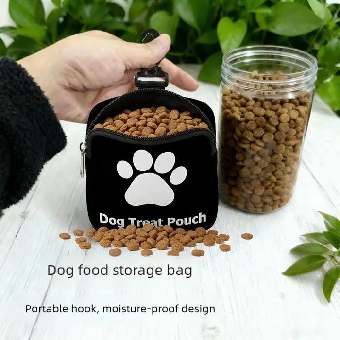 Sac à friandises pour chien en lin durable multifonctionnel pour entraînement et promenades quotidiennes occasions spéciales et cadeaux pour animaux de compagnie