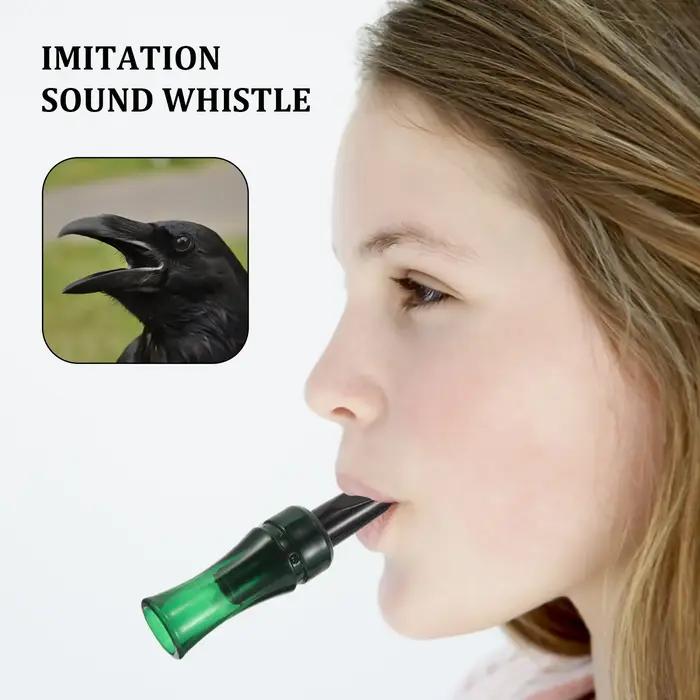 Appelant corbeau en plastique robuste - Sifflet chasse portable pour attirer efficacement les oiseaux