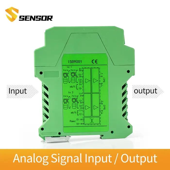 Transmetteur d'isolement de signal analogique DC, 0-10V, 4-20mA, isolateur de signal analogique, sor