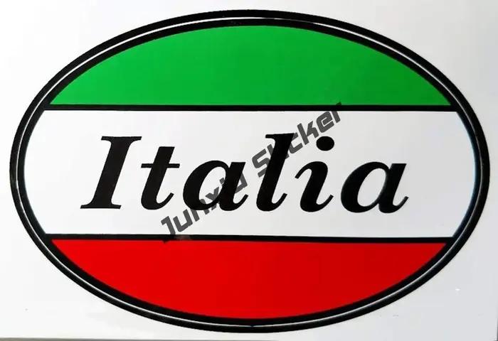 Autocollant en vinyle drapeau italien Football, autocollant de sicile d'italie, bouclier de drapeau