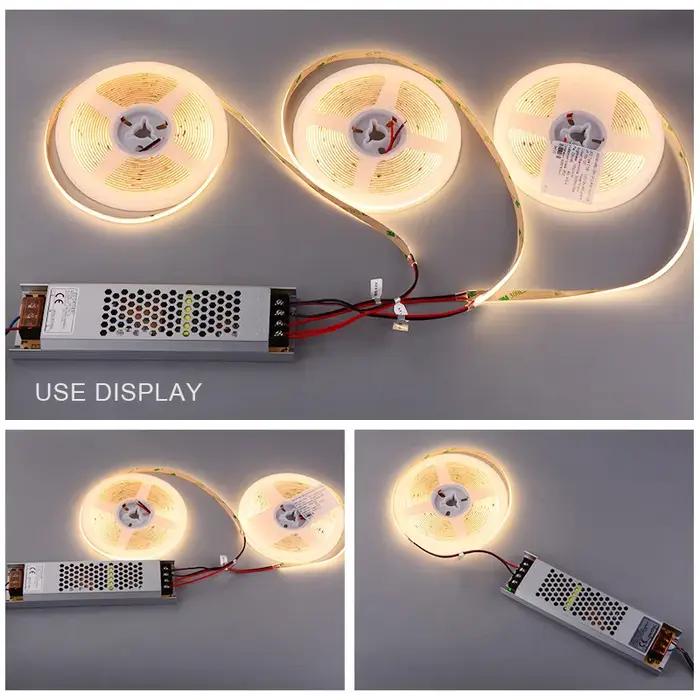 Alimentation LED Ultra fine, transformateurs d'éclairage DC 12V 24V, 100W 150W 200W, pilote AC180-26