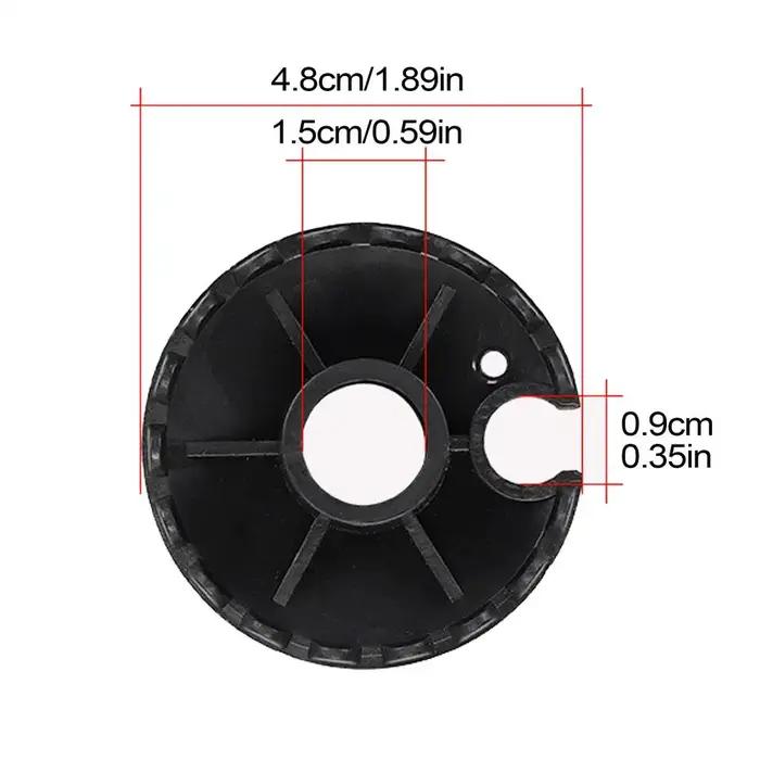 1 Paire de Paniers à Neige pour Bâtons de Randonnée, Paniers à Boue Amovibles pour Bâtons de Marche, Embouts de Remplacement et Protections pour Bâtons de Trekking