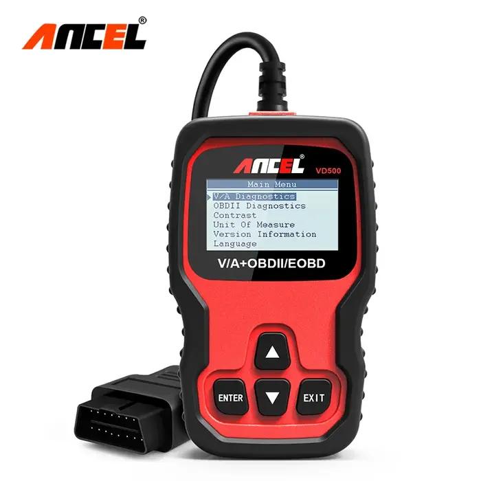 Ancel VD500 OBD2 Scanner automobile lecteur de Code système complet Airbag EPB réinitialiser l'huile