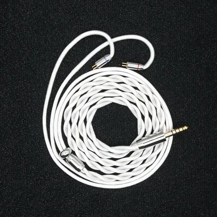 XINHS K09 2 brins coaxiaux Leeds 7N câble en alliage de cuivre pur haute pureté