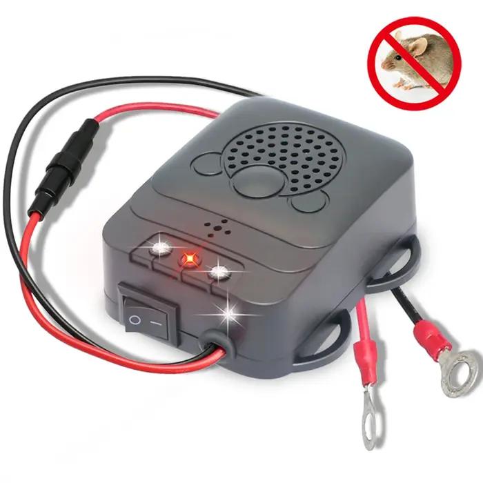Répulsif de souris à ultrasons pour voiture non toxique démarrage-arrêt intelligent pour protéger le moteur des rats occasions spéciales de conduite