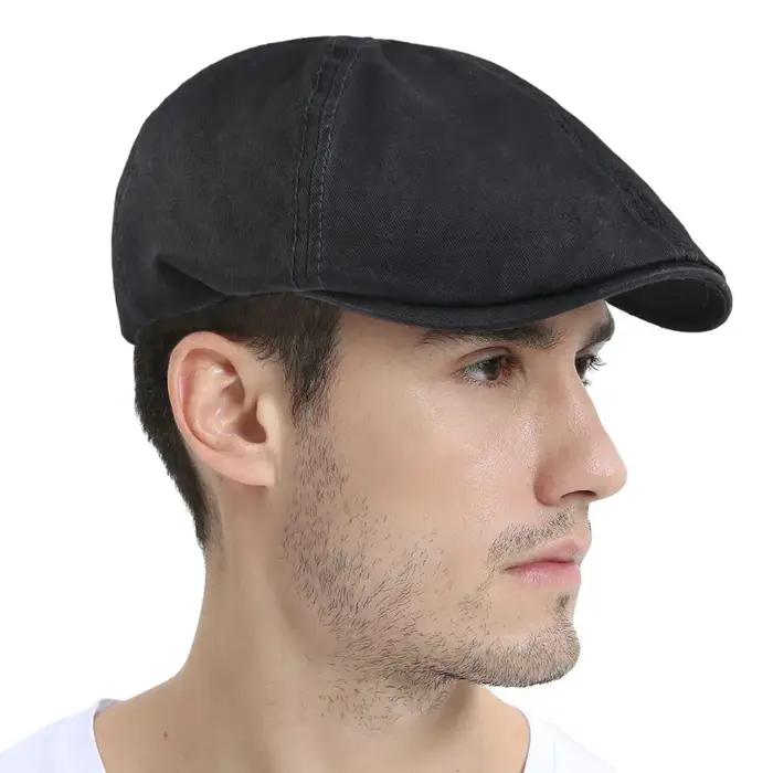 VOBOOM coton casquette gavroche hommes femmes Ivy casquettes plates printemps été bérets Gatsby chap