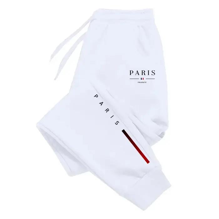 2025 nouveauté Paris imprimé pantalons de survêtement pour hommes de haute qualité mâle maison en pl