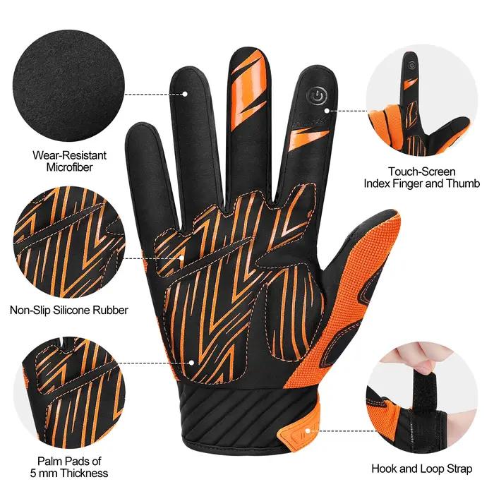 INBIKE – gants de cyclisme pour hommes, antichocs, antidérapants, pour écran tactile, pour vtt, cous