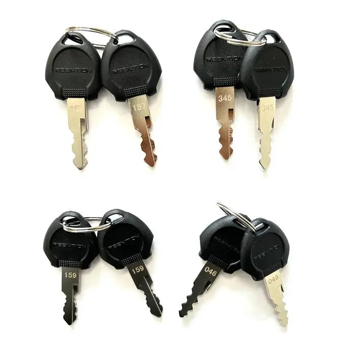 Clés de batterie Hailong, lot de 2, pour vélos électriques SHANSHAN et REENTION, pièce de rechange p