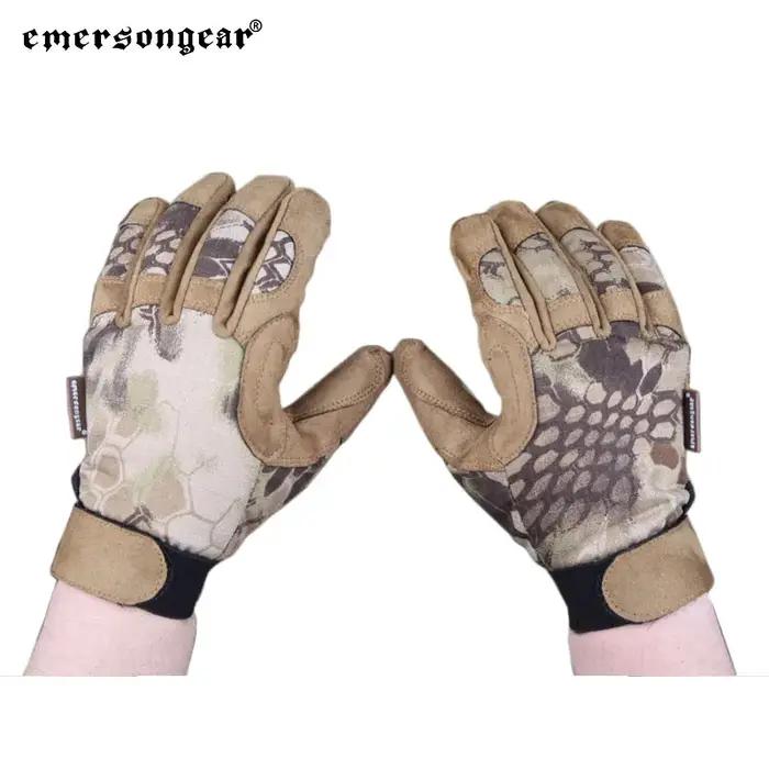 Gants tactiques camouflage légers Emersongear HLD EM8722 pour chasse airsoft et combat