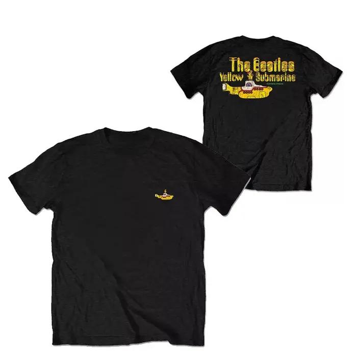 T-shirt classique coton fin logo Beatles pour homme et femme occasions spéciales