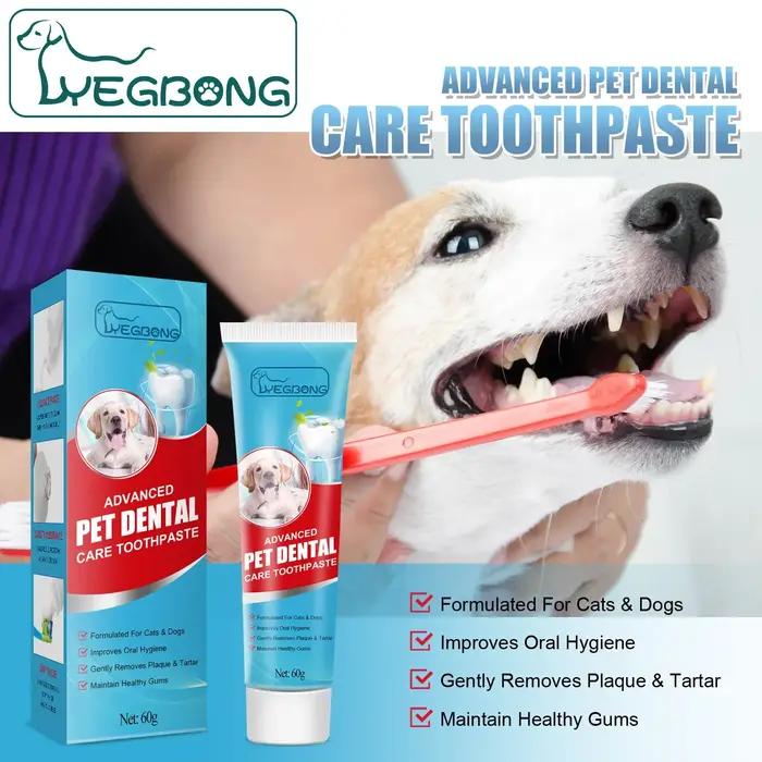 Yegbong dentifrice pour animaux de compagnie pour chiens haleine fraîche nettoyage buccal mauvaise haleine nettoyage de Plaque dentaire soin des chats dentifrice comestible