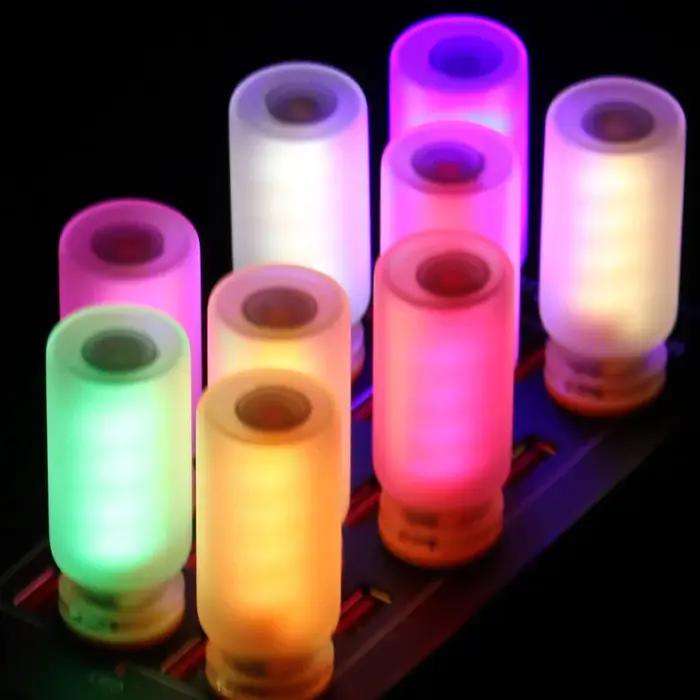 Voiture USB contrôle tactile lumière d'ambiance verre dépoli gradation lumière Filament Edison ampou