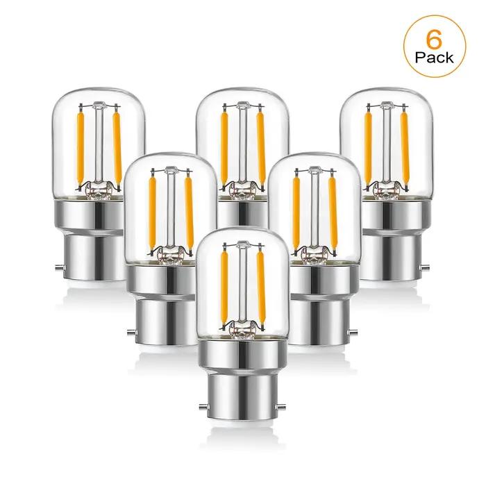 Mini ampoules LED tubulaires à base de baïonnette B22