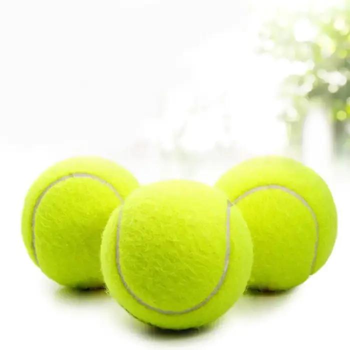 Balles de Tennis à rebond élevé, entraînement pour chiens, morsure, 6.4CM, caoutchouc élastique, bal