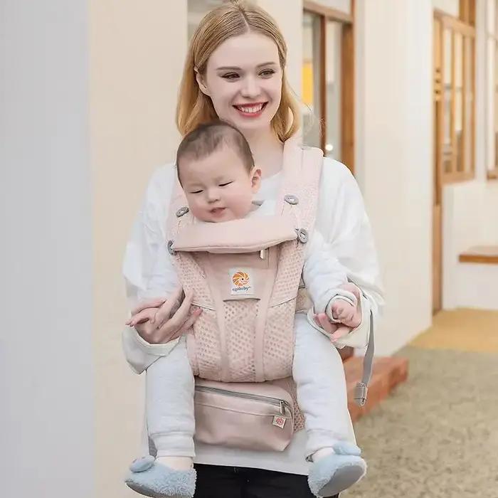 Porte-bébé en coton ergonomique