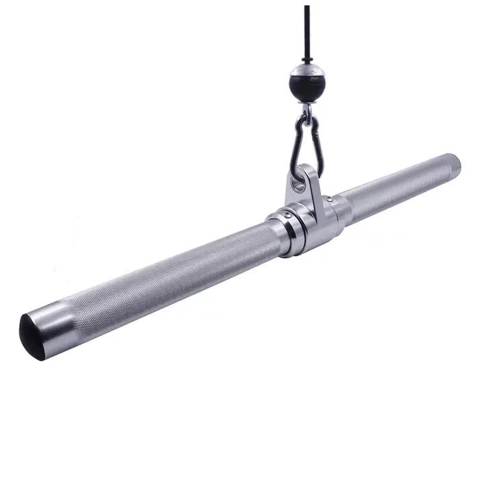 Fixation de barre droite rotative en aluminium pour Machines à câble