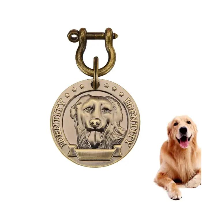 Lot de 5/10 Étiquettes d'identification personnalisables pour animaux de compagnie