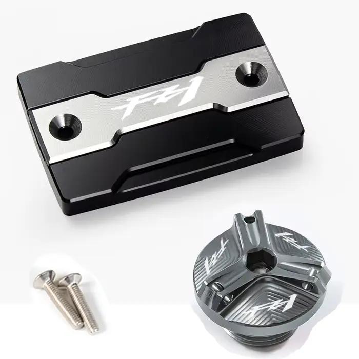 Bouchon de réservoir de liquide de frein avant et bouchon de remplissage de moteur, accessoires de P