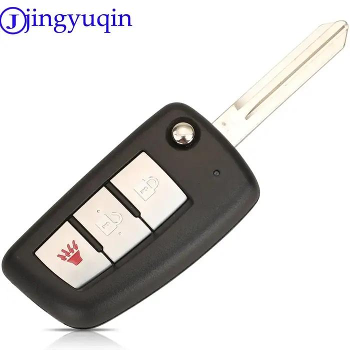 Jingyuqin clé de voiture pour Nissan Tiiida Murano Juke Navarra Sunny Teana Granlivina x-trail Front