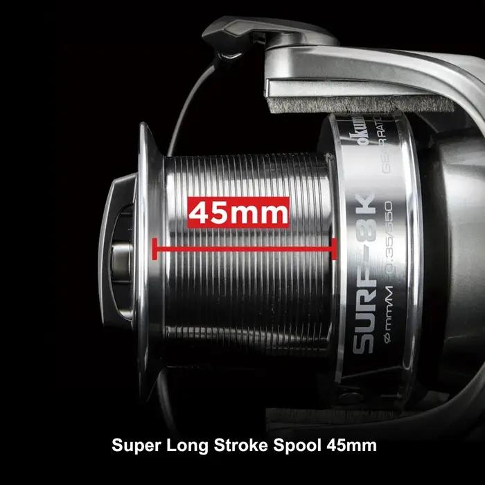 Okuma Surf 8K Surf Moulinet de pêche à lancer long
