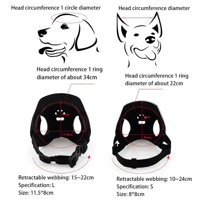 Casque pour chien avec trous pour les oreilles, casque de sécurité rigide pour animaux de compagnie, chapeau léger pour chiens pour les activités de plein air, les voyages, le camping