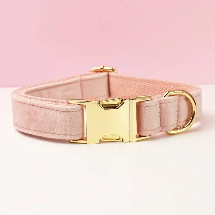 Collier en velours pour chien