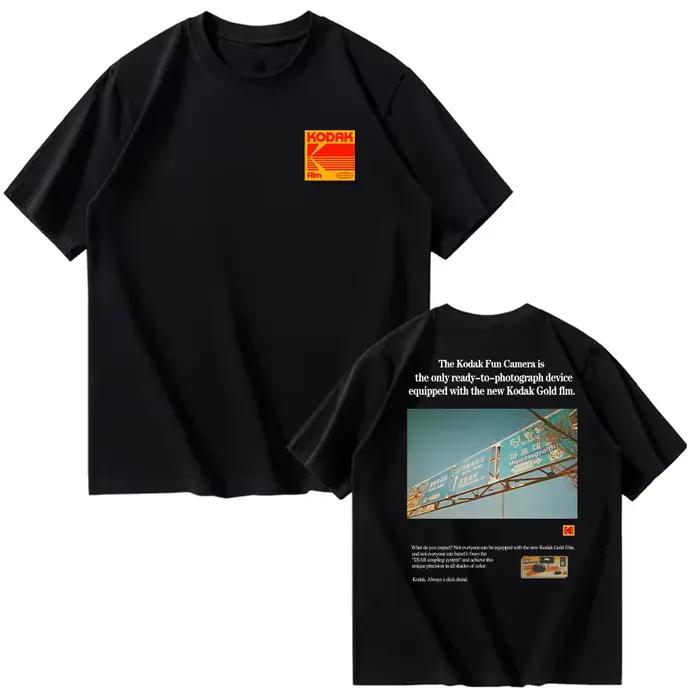Tshirt respirant anti-transpiration 100 coton pour homme collection été 2026 kodak sport loisirs beige noir occasions spéciales