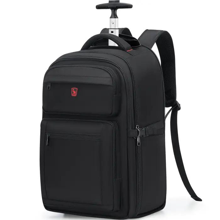 Sac à dos de voyage d'affaires Oiwas à la mode avec rouleau et compartiment pour ordinateur portable polyvalent pour homme et femme occasions spéciales