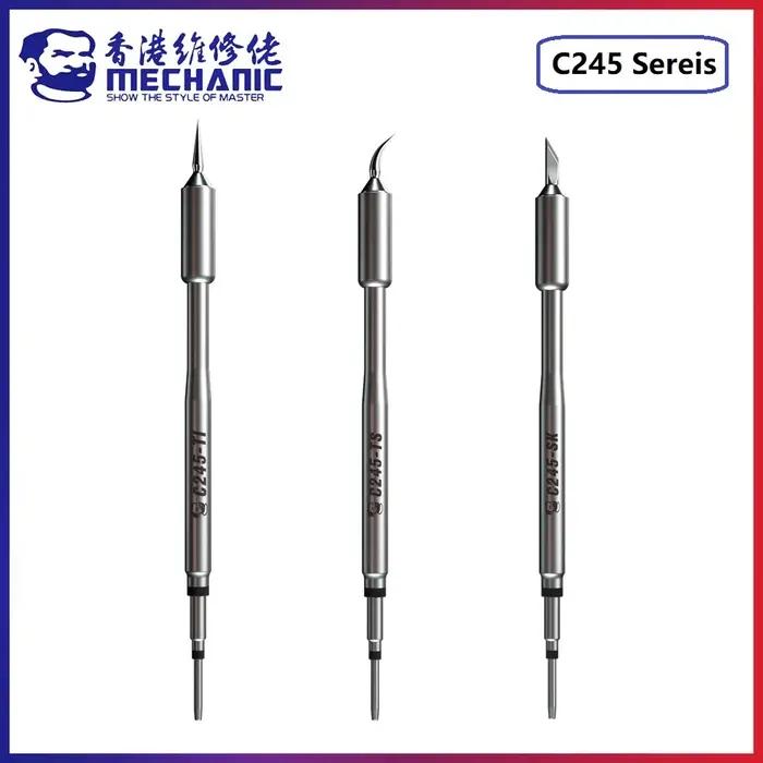 MÉCANICIEN-Pointe de fer à souder en cuivre, série C245, type de chauffage externe, précision électr