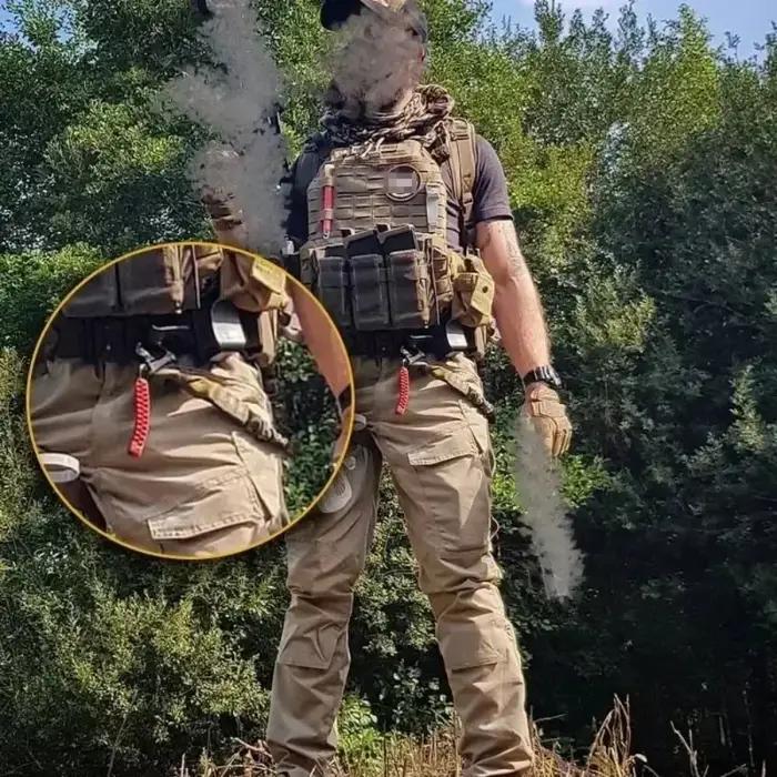 Sangle de sécurité tactique anti-dérapante pour fusil de chasse tir sportif airsoft