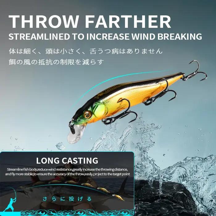 BEARKING 9.8 cm 10g SP plongée 2.1 m professionnel vairon Wobbler leurres de pêche qualité jerkbaits
