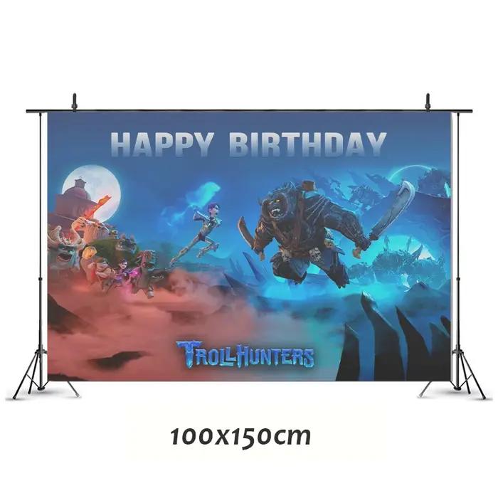 Décorations de fête d'anniversaire Trollhunters