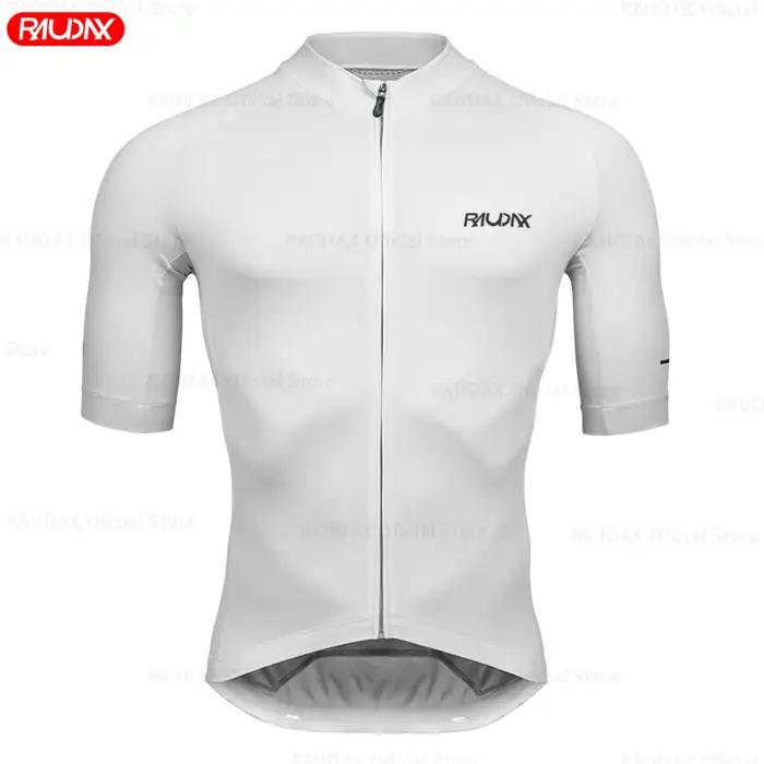 Nouveau maillot de cyclisme Raudax 2026, 11 couleurs, hauts de course cycliste, manches courtes, vêt