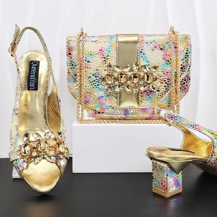 Doershow – ensemble de chaussures et sacs de style africain pour femmes
