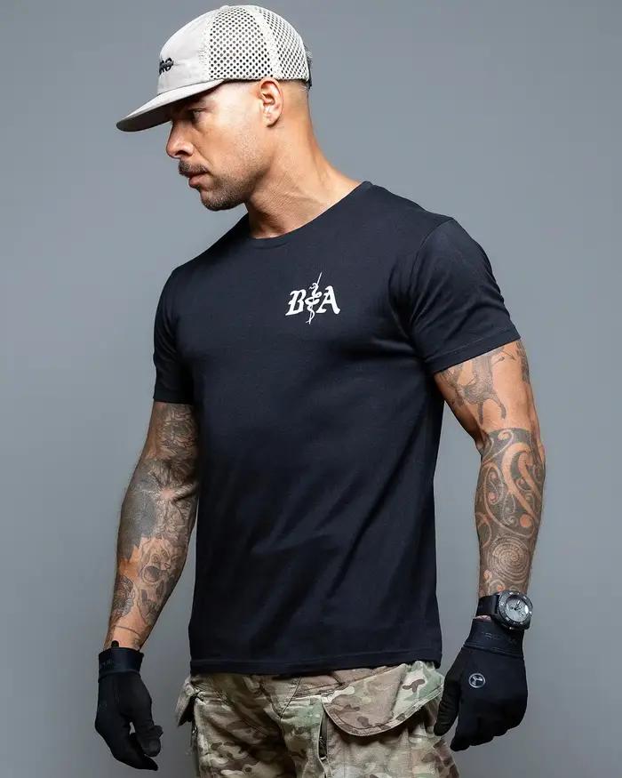 Tshirt en coton pur Brothers in Arms style décontracté pour homme printemps été casual occasions spéciales